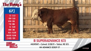 Lot #67J - B SUPERADVANCE 67J