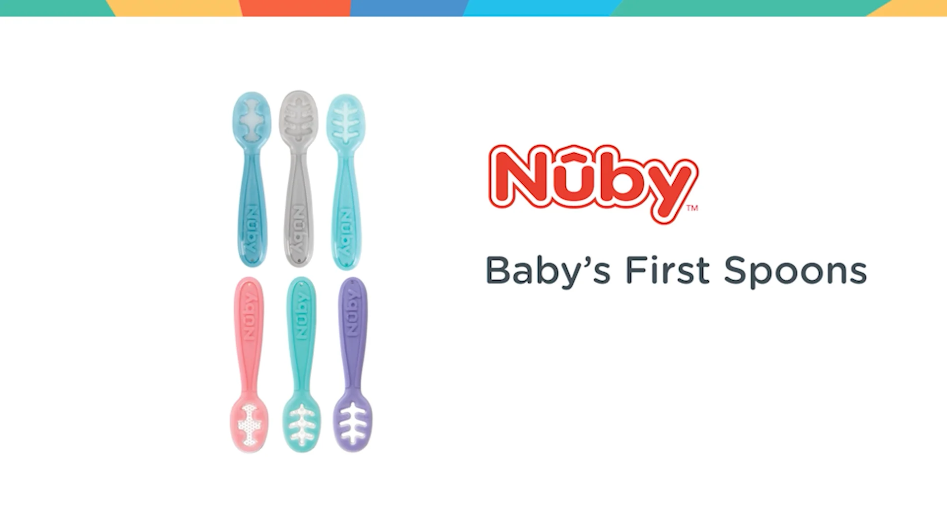 Nuby Baby's First Spoons on Vimeo