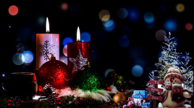 Christmas Background Candle Free Stock Video - Pixabay