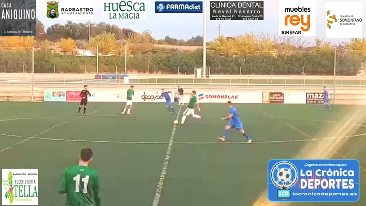 (RESUMEN y GOLES) P Ferranca Tella 1-2 CD Mequinenza / Jornada 11 / 1ª Regional Gr 2
