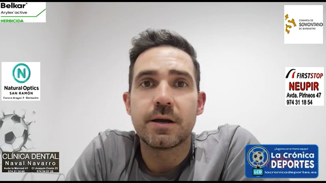 DIEGO CABEZA (Entrenador La Almunia) AD Almudévar 2-2 CD La Almunia / Jornada 11 / 3ª División