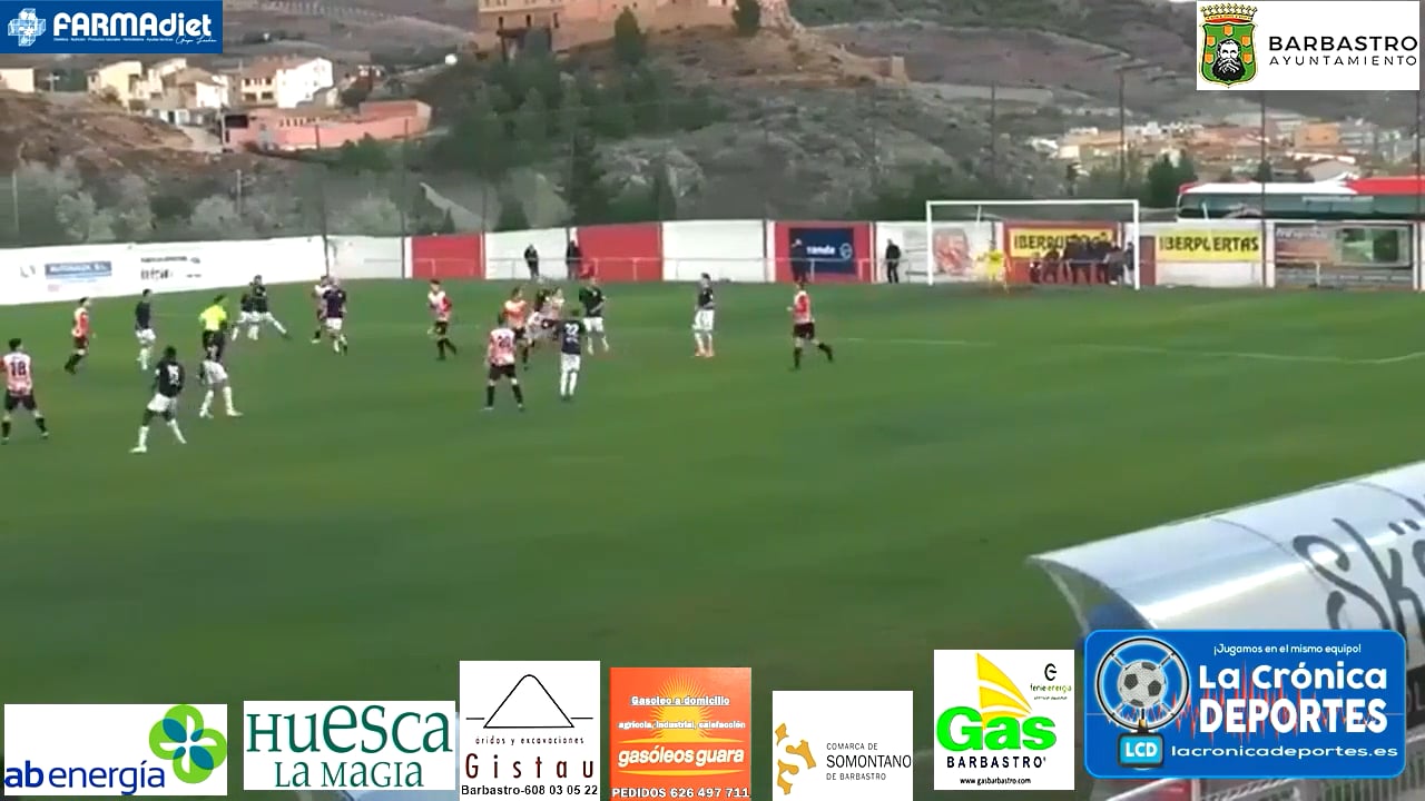 (RESUMEN y GOLES) CF Illueca 2-1 UD Barbastro / Jornada 11 / 3ª División