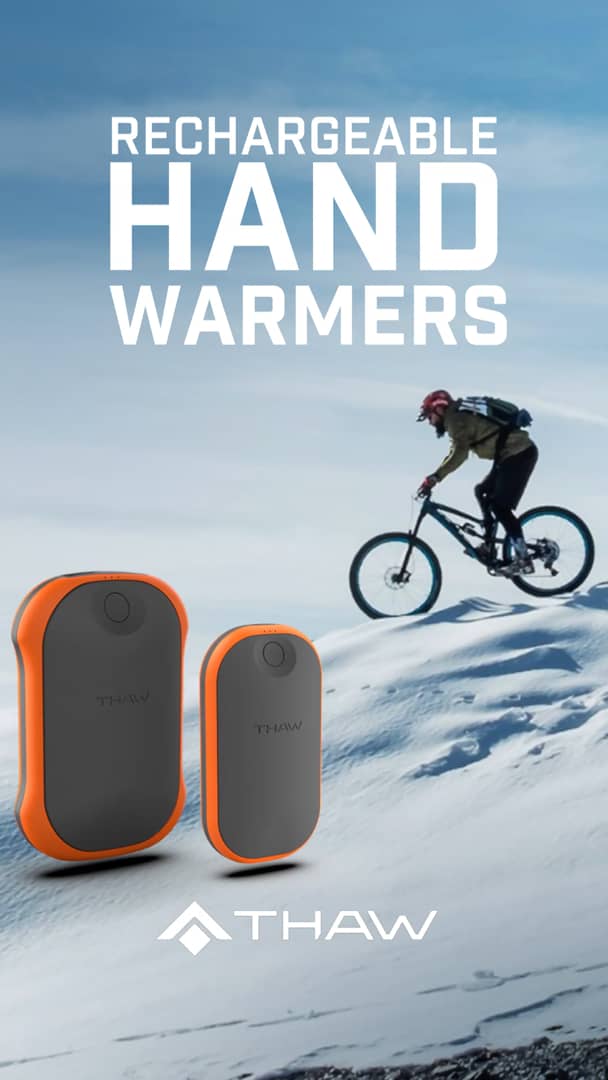 THAW Dual Purpose Power Bank and Rechargeable Hand Warmers 9X16 on