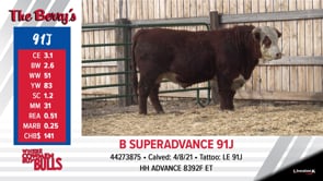 Lot #91J - B SUPERADVANCE 91J