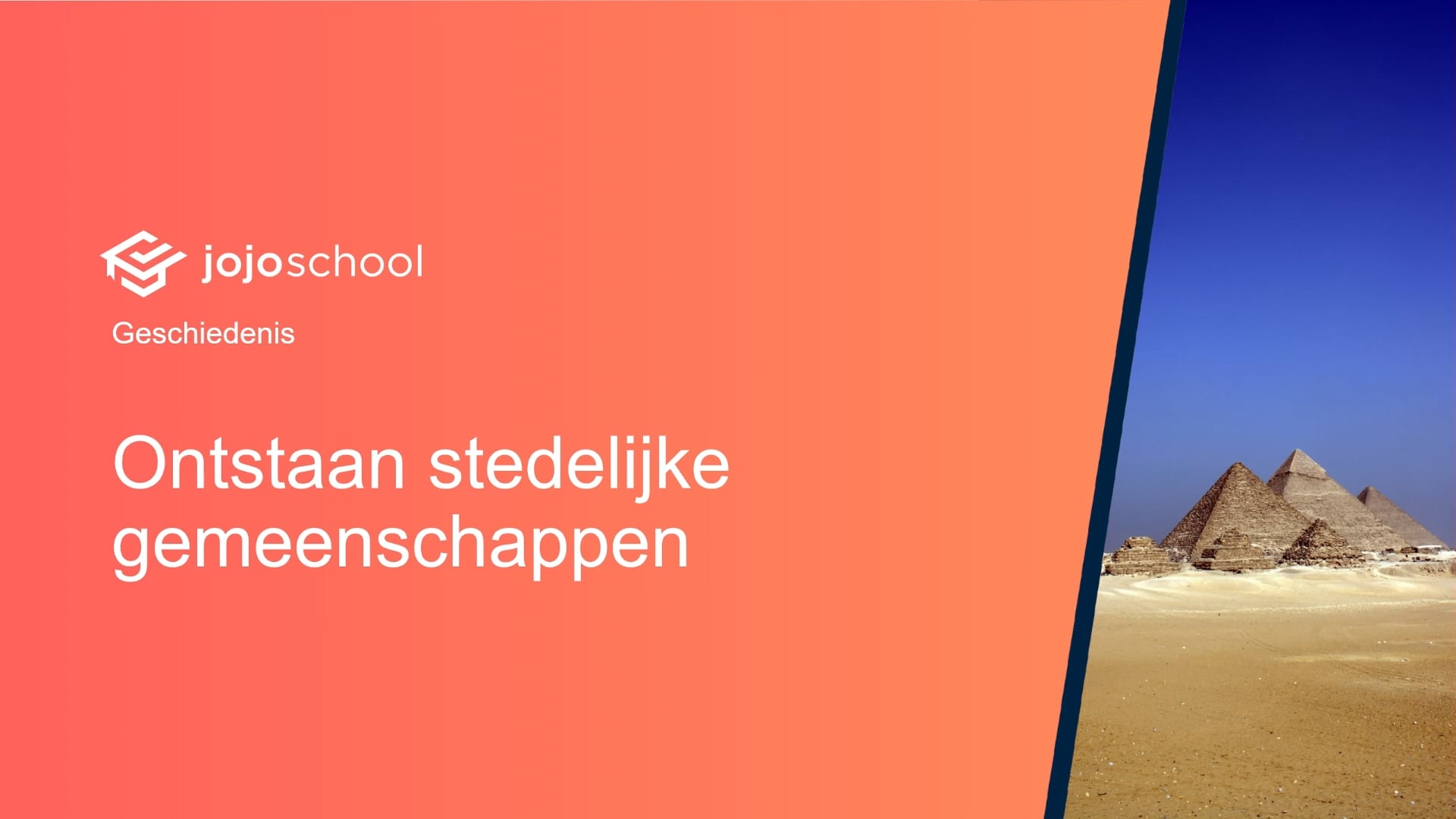 Ontstaan stedelijke gemeenschappen