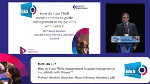 How do I use TRAb measurement to guide managment in my patients with Graves'?