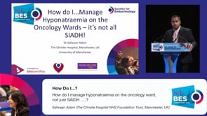 How do I manage hyponatraemia on the oncology ward, not just SAIDH ….?