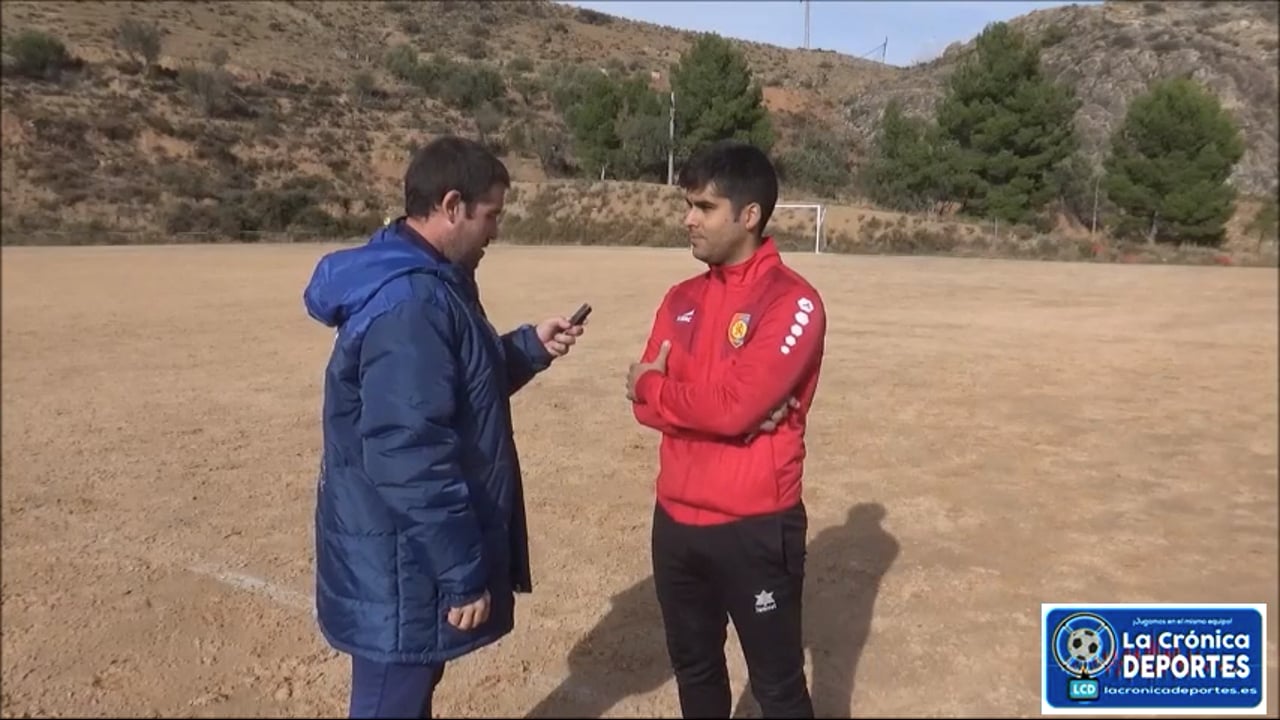 FRAN JURADO (Entrenador Montecarlo) CD Morés 4-1 UD Montecarlo / Jornada 10 / Regional Preferente Gr 2 / Fuente: YouTube Raúl Futbolero