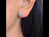 Pearl, Diamond, 18ct Earrings 8277-1998