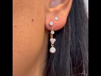 Diamond, 14k Earrings 12342-2343