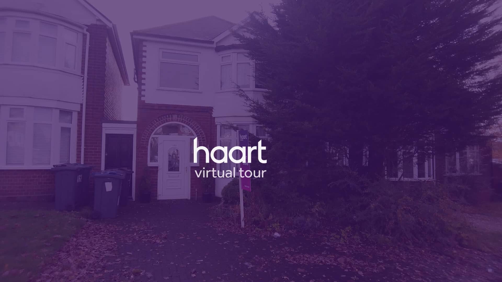 Virtual Viewing of Ridgacre Road, Quinton, 3 bedroom Detached House For Sale from haart estate