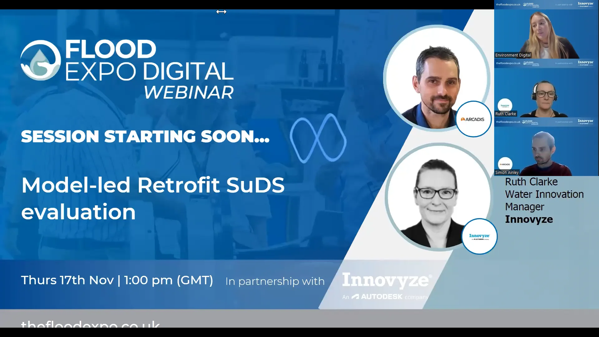 Flood Expo Webinar - Model-led Retrofit SuDS evaluation on Vimeo