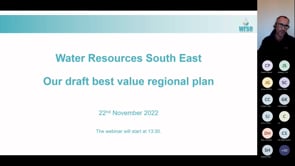 22 November 2022 WRSE draft regional plan consultation webinar