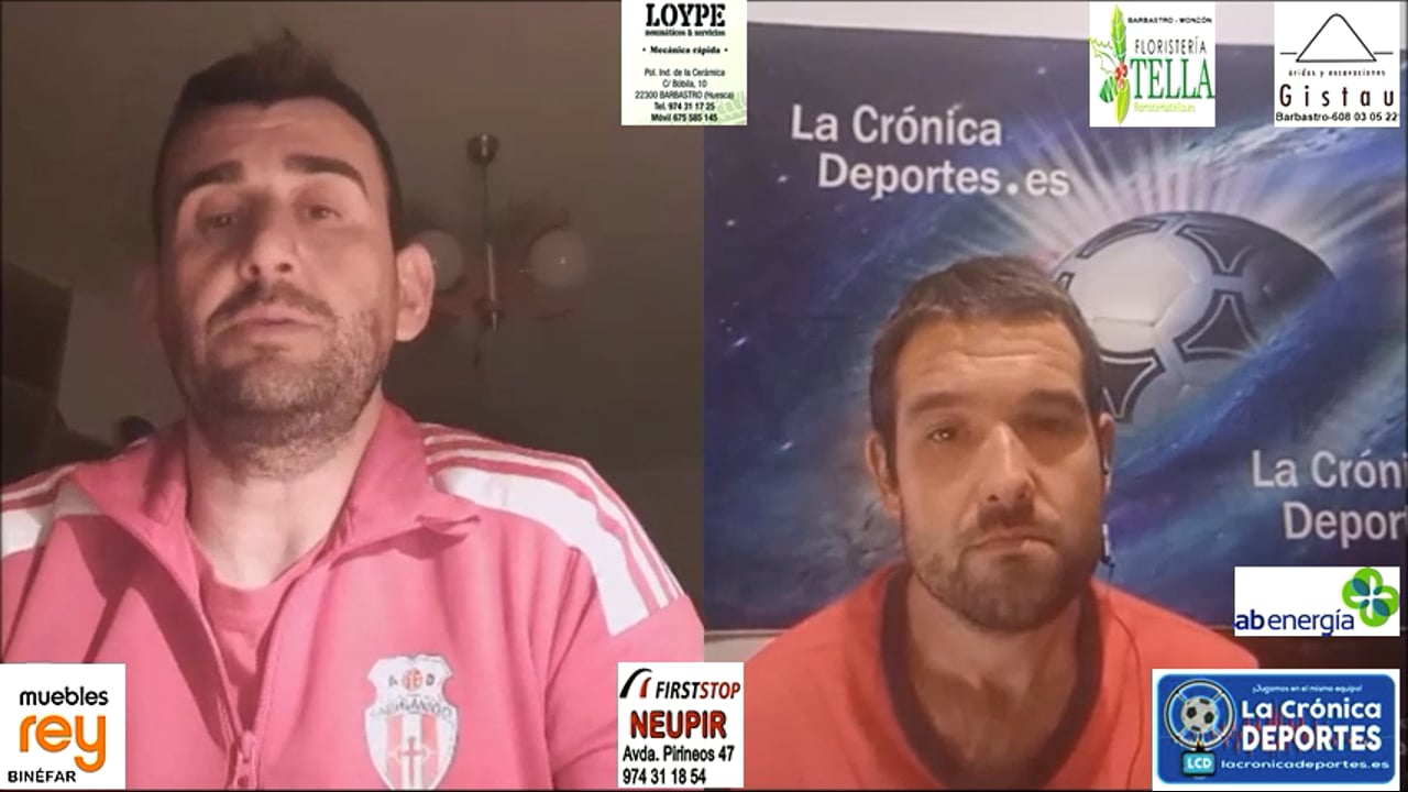 "Jornada 8" Análisis Regional Preferente Gr 1 / MARCOS PIEDRAFITA (Entrenador Sabiñánigo) 