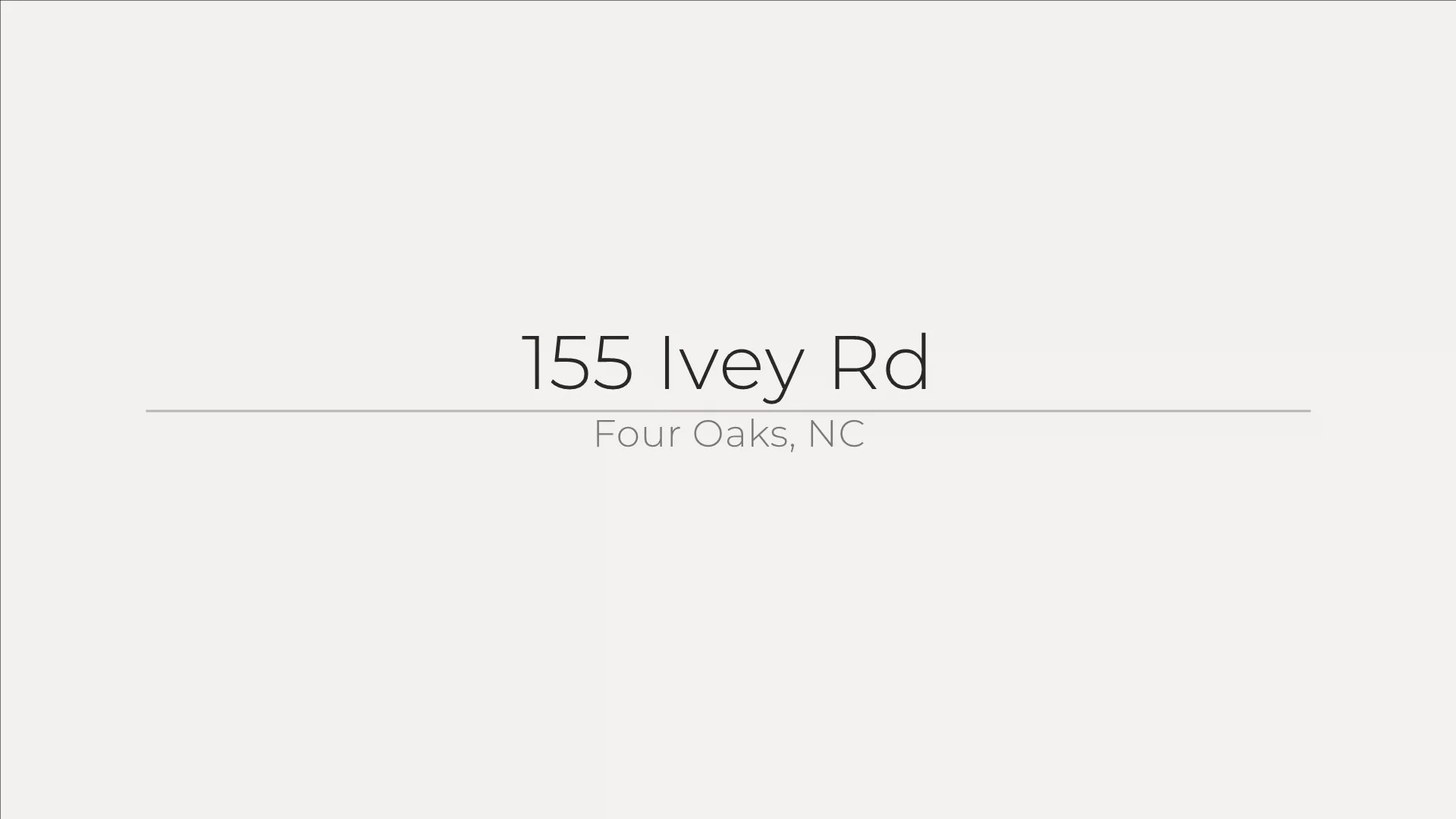 155 Ivey Rd, Four Oaks, NC on Vimeo