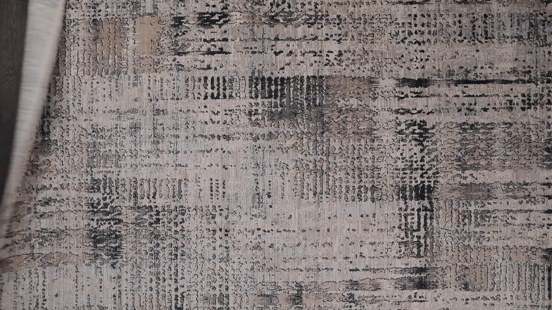 Vibe Damek Abstract Gray and Taupe Area Rug, 5'3"x7'6"