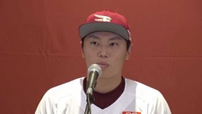 【イーグルス 新入団選手発表会見】イーグルス・ドラフト3位 渡辺翔太 2022年11月23日 東北楽天ゴールデンイーグルス