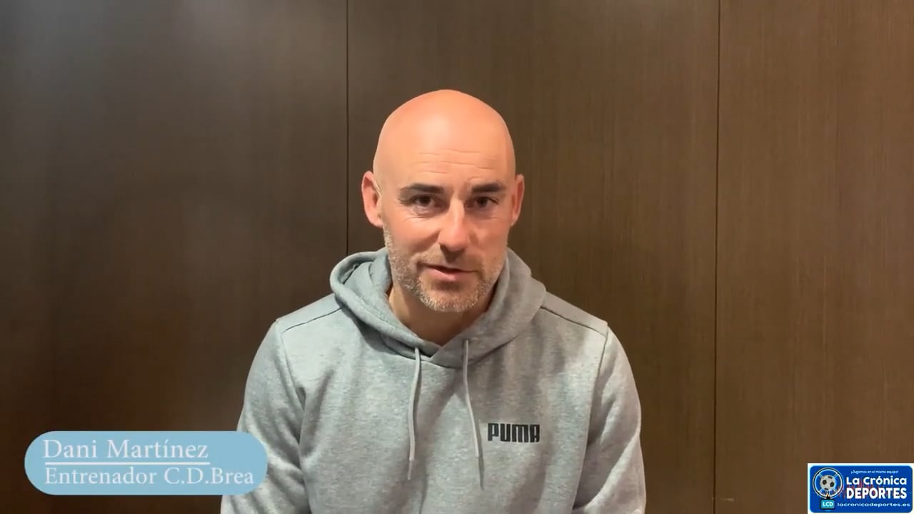 DANI MARTÍNEZ (Entrenador Brea) Sestao River 0-1 CD Brea / Jornada 11 / 2ª RFEF - Grupo 2 / Fuente: CD Brea 
