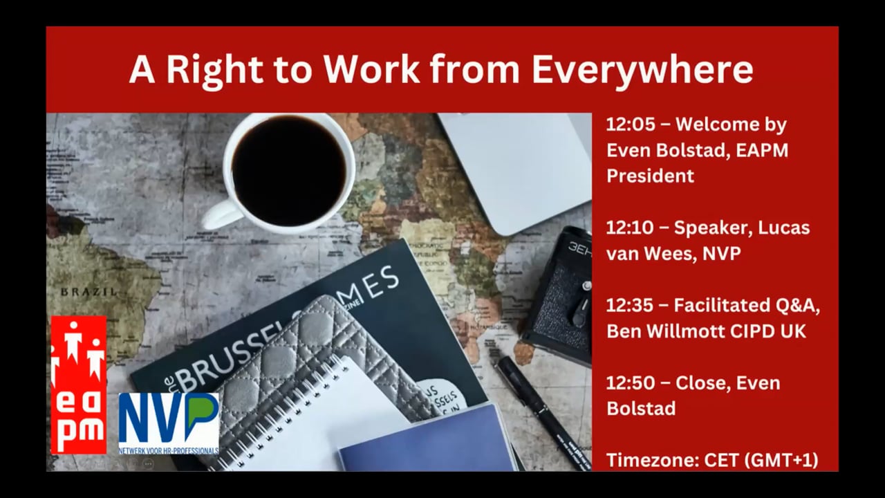 A right to work from everywhere