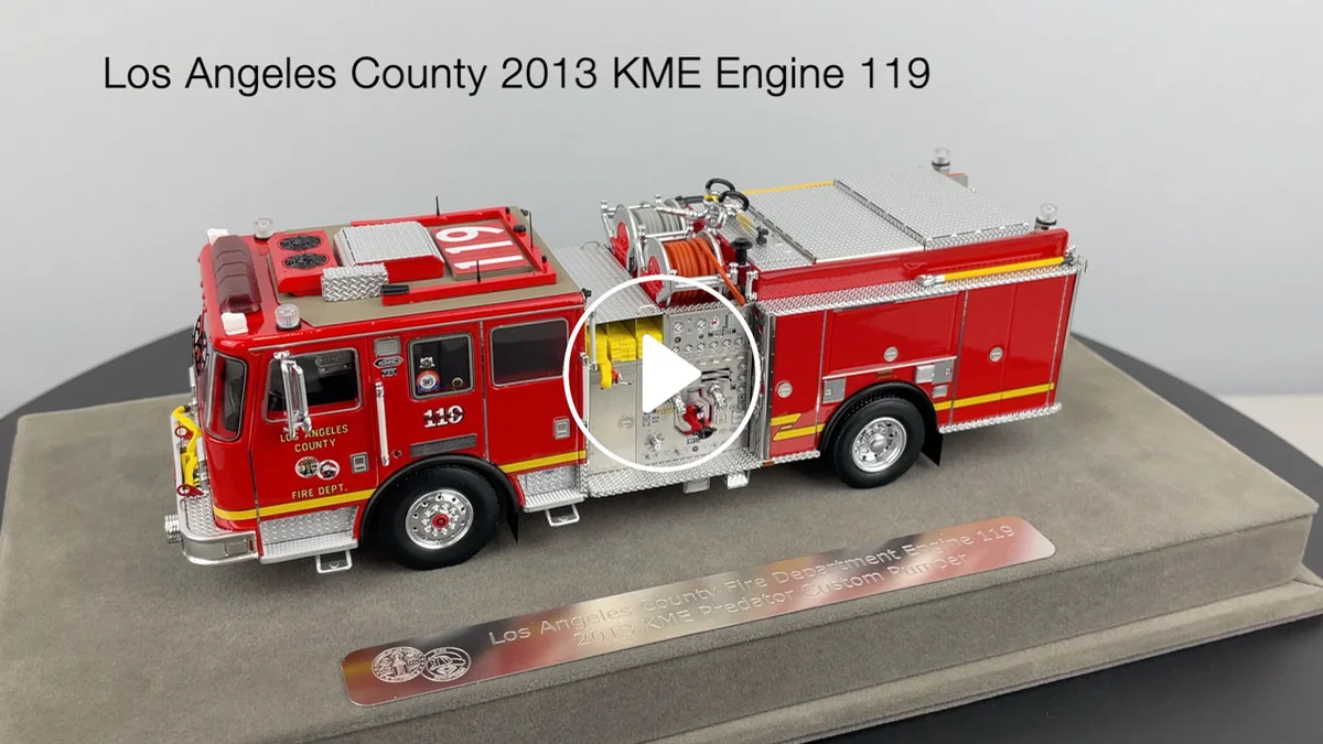 Fire Replicas Los Angeles County Fire Department 2013 KME Predator