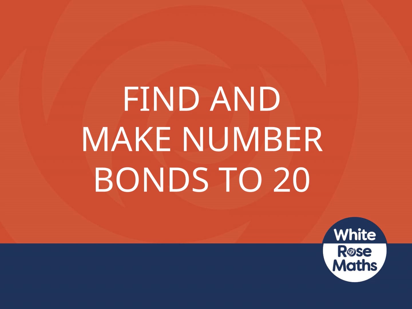Y1 spring block 2 ts3 find and make number bonds to 20