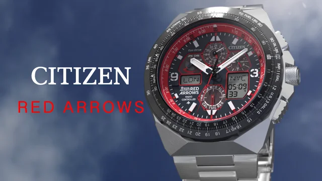 Citizen skyhawk red arrows titanium hot sale