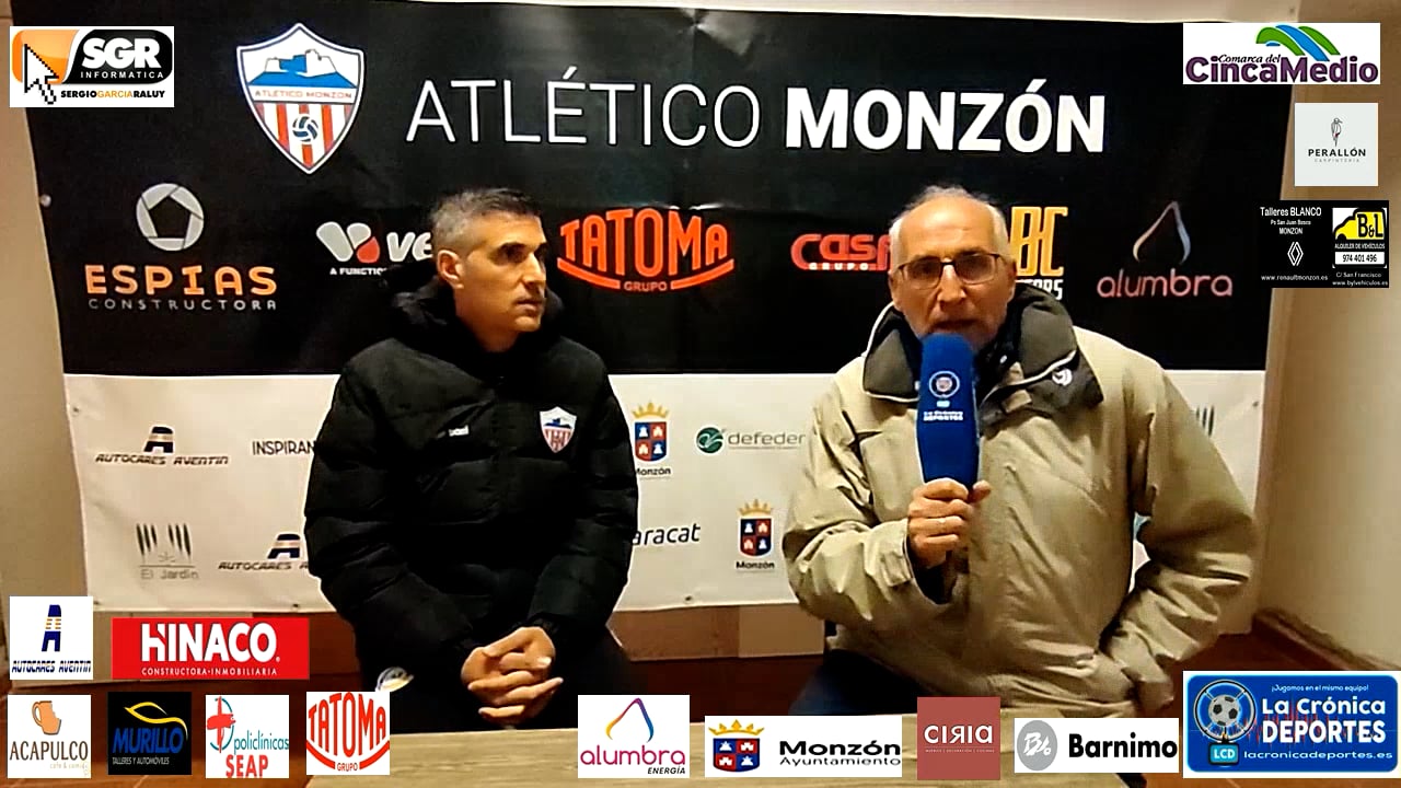 LA PREVIA / Utrillas - At.Monzón Alumbra / J 12 / Cristian Abad (Entrenador At Monzón Alumbra) 3ª División