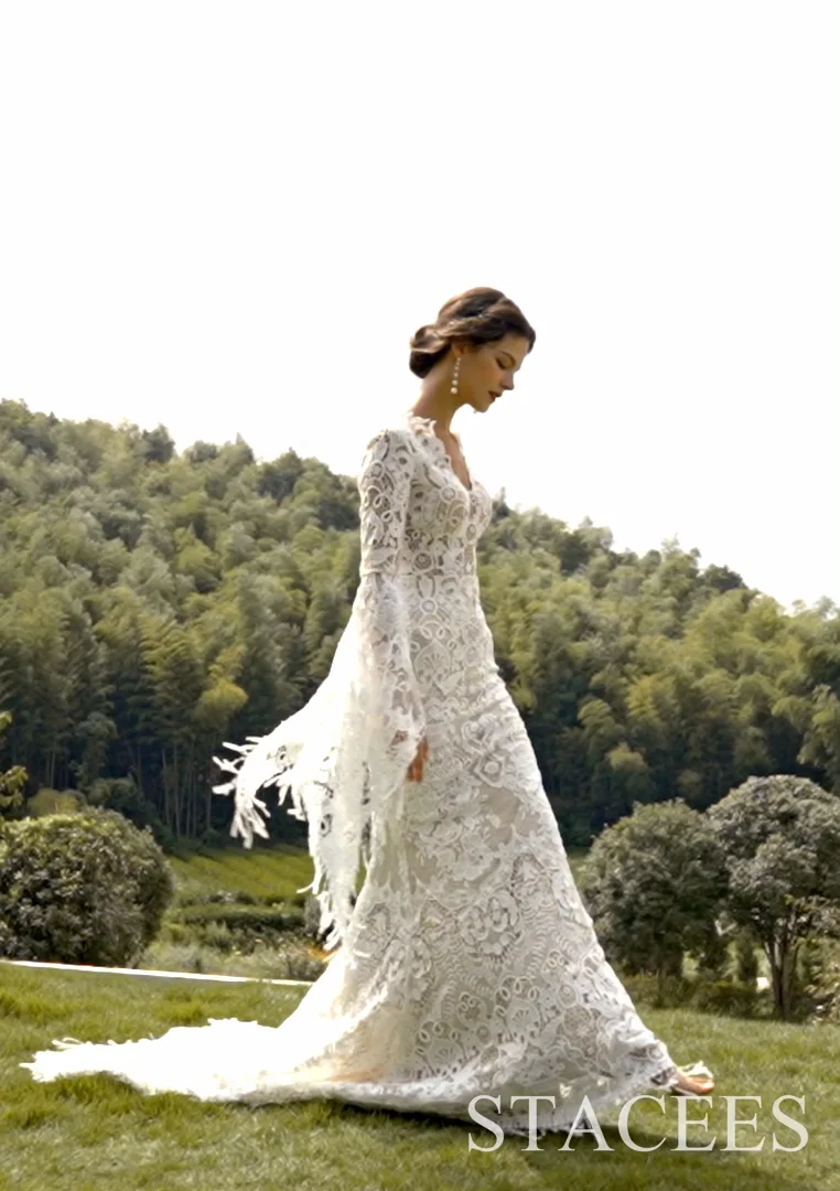 Long Sleeves Eric Wedding Dresses 2019 STACEES ERICA WEDDING DRESS
