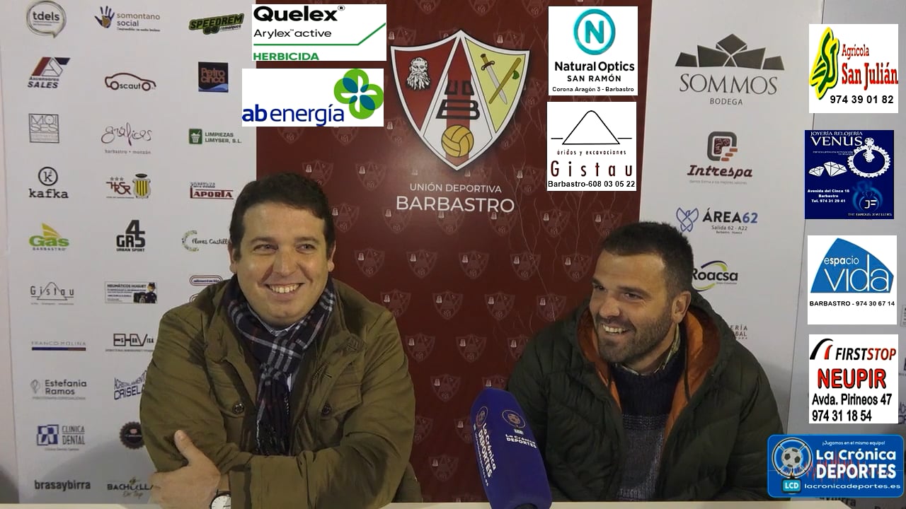 DOS AMIGOS UNIDOS POR LA PASIÓN DEL FÚTBOL. "Analizamos la Actualidad de la UDB Somontano y el Próximo Partido en La Fueva" GUILLERMO REVILLA (Directivo Barbastro B Somontano) JOSEMI (Entrenador Barbastro B Somontano)