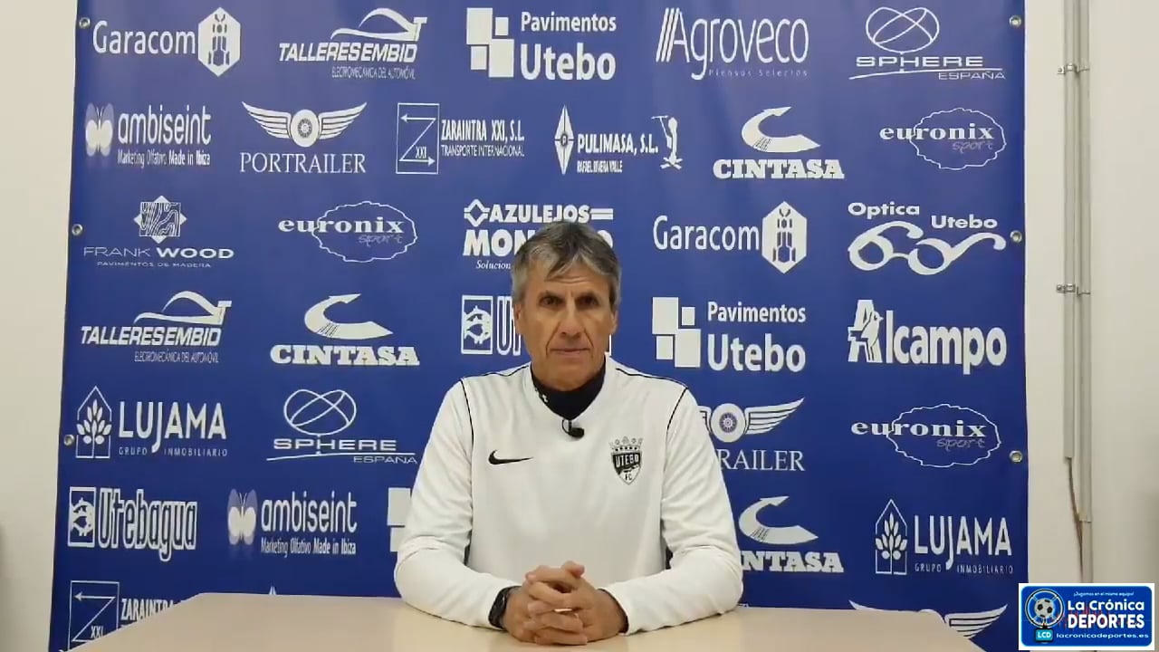 LA PREVIA / San Juan DKE - Utebo FC / JUAN CARLOS BELTRÁN (Entrenador Utebo) Jornada 12 / 2ª RFEF - Grupo 2 / Fuente: Utebo FC