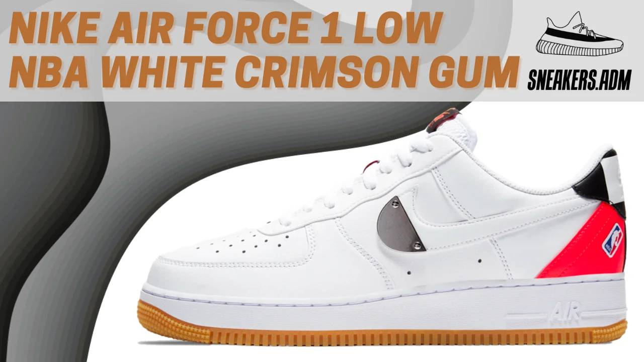 Nike Air Force 1 NBA White Crimson CT2298-101