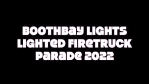 Boothbay Lights- Lighted Firetruck Parade