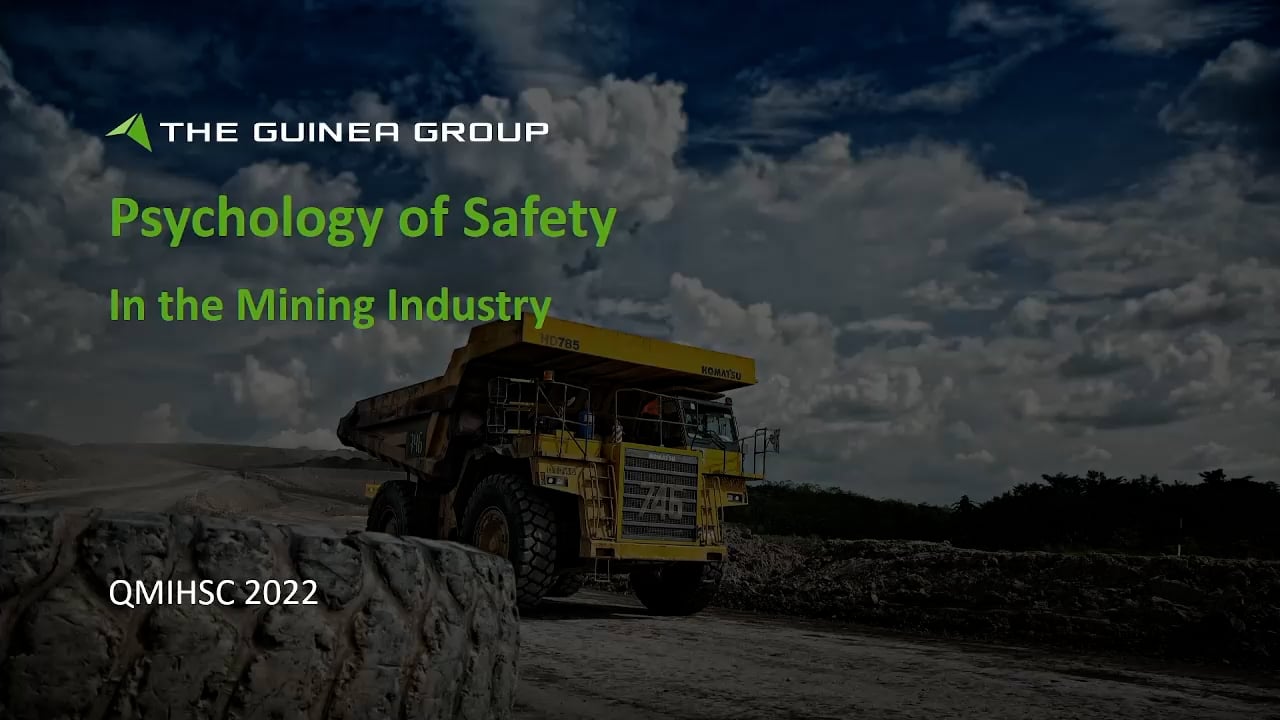Guinea - The Psychology of Safety in the Mining Industry