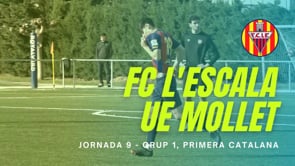 Resum FC l'Escala 2 - 1 UE Mollet