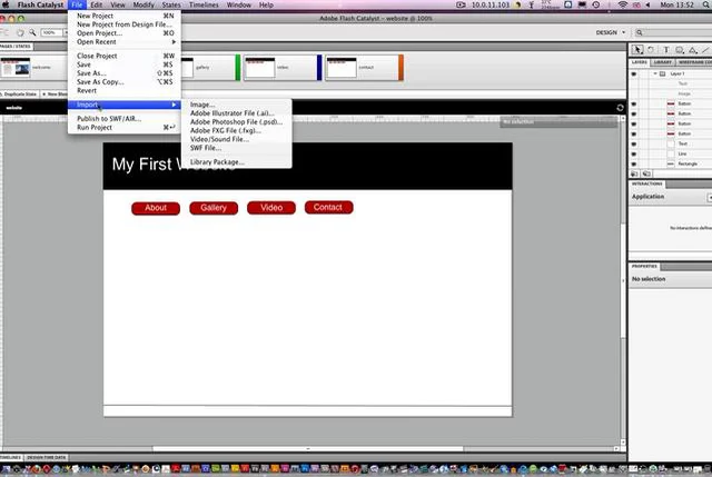 Introduction to Adobe Flash Catalyst No6 on Vimeo