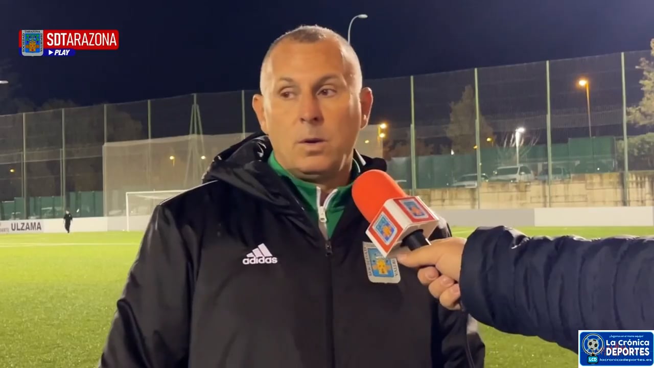 JAVI MORENO (Entrenador Tarazona) UD Mutilvera 3-1 SD Tarazona / Jornada 12 / 2ª RFEF - Grupo 2 / Fuente: SD Tarazona