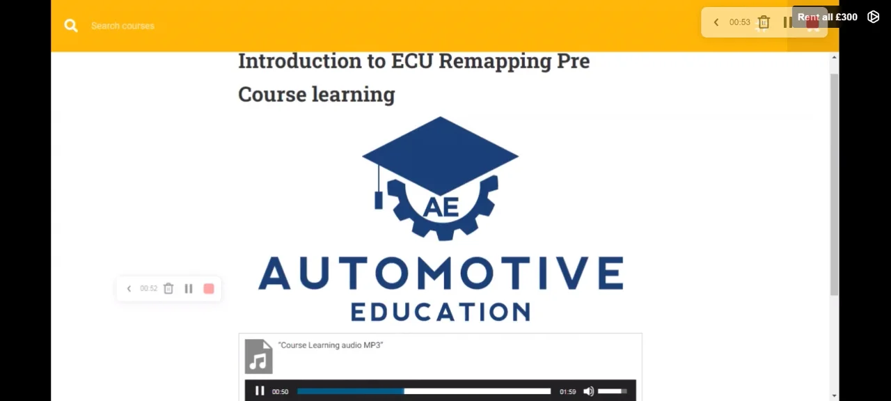 Watch ECU Remapping Post Course Learning Online | Vimeo On Demand on Vimeo