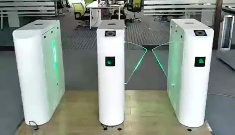 Security Subway Anti-Clipping IC/ID Card Access Control Flap Turnstile ...