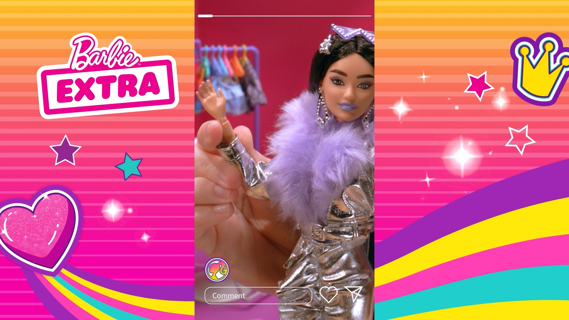 DISNEY+MATTEL_Barbie Extra/Extra Minis Tease1 Brasil