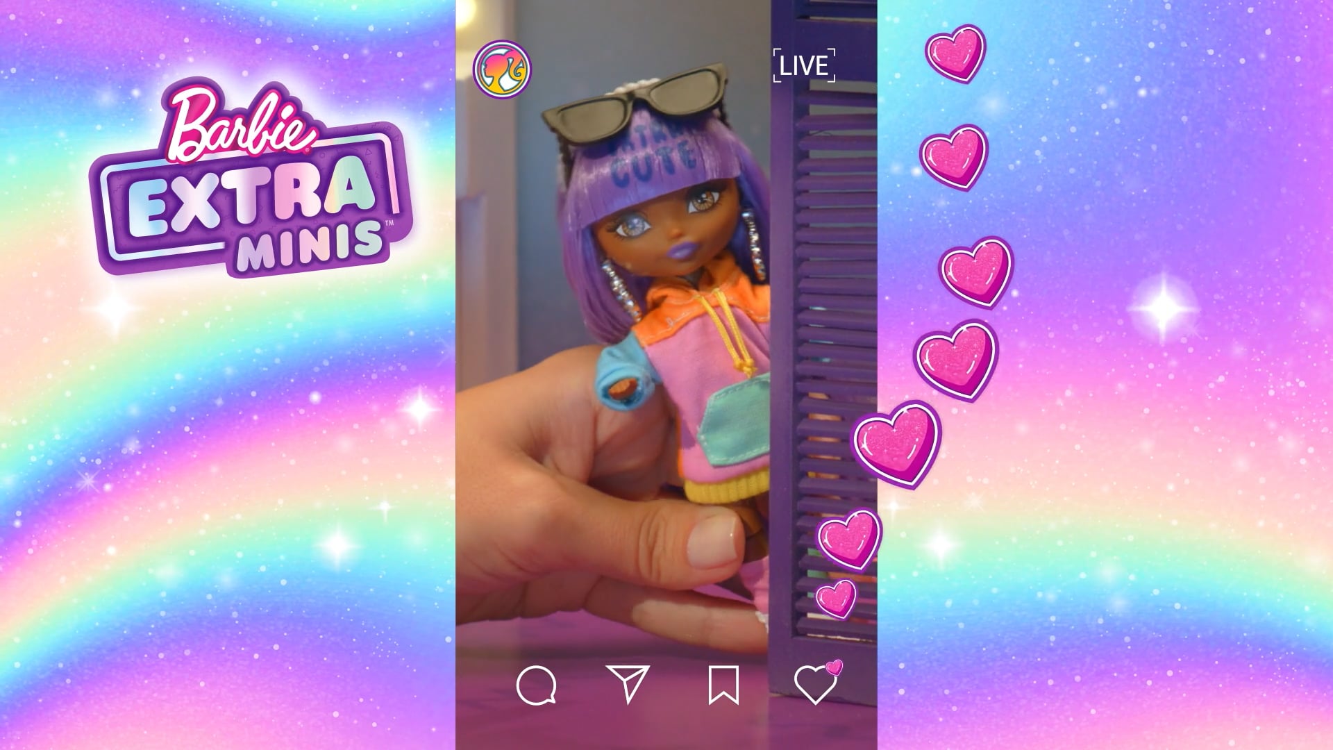 DISNEY+MATTEL_Barbie Extra/Extra Minis Tease2 Brasil