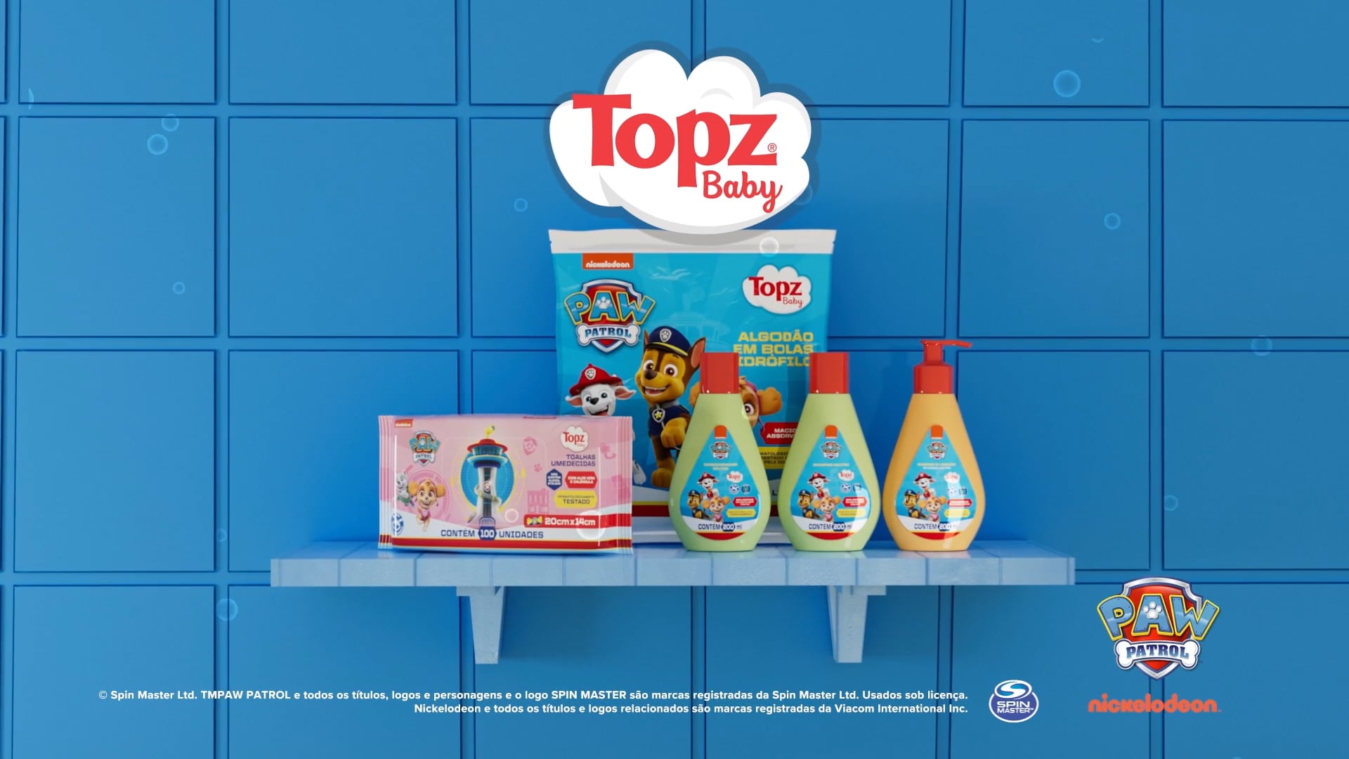 NICKELODEON+CREMER_Topz Baby Patrulha Canina