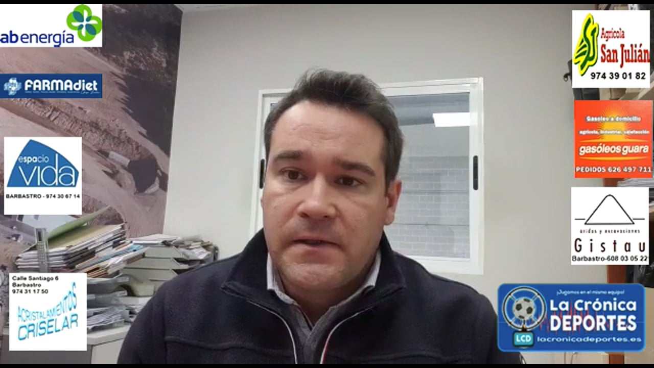 RUBÉN ZAPATER (Entrenador Epila) CF Épila 2-0 AD Almudévar / Jornada 12 / 3ª División