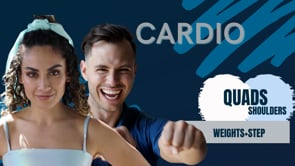 Quad Focus Shoulder Sub Cardio (weights+step)-11:28:22