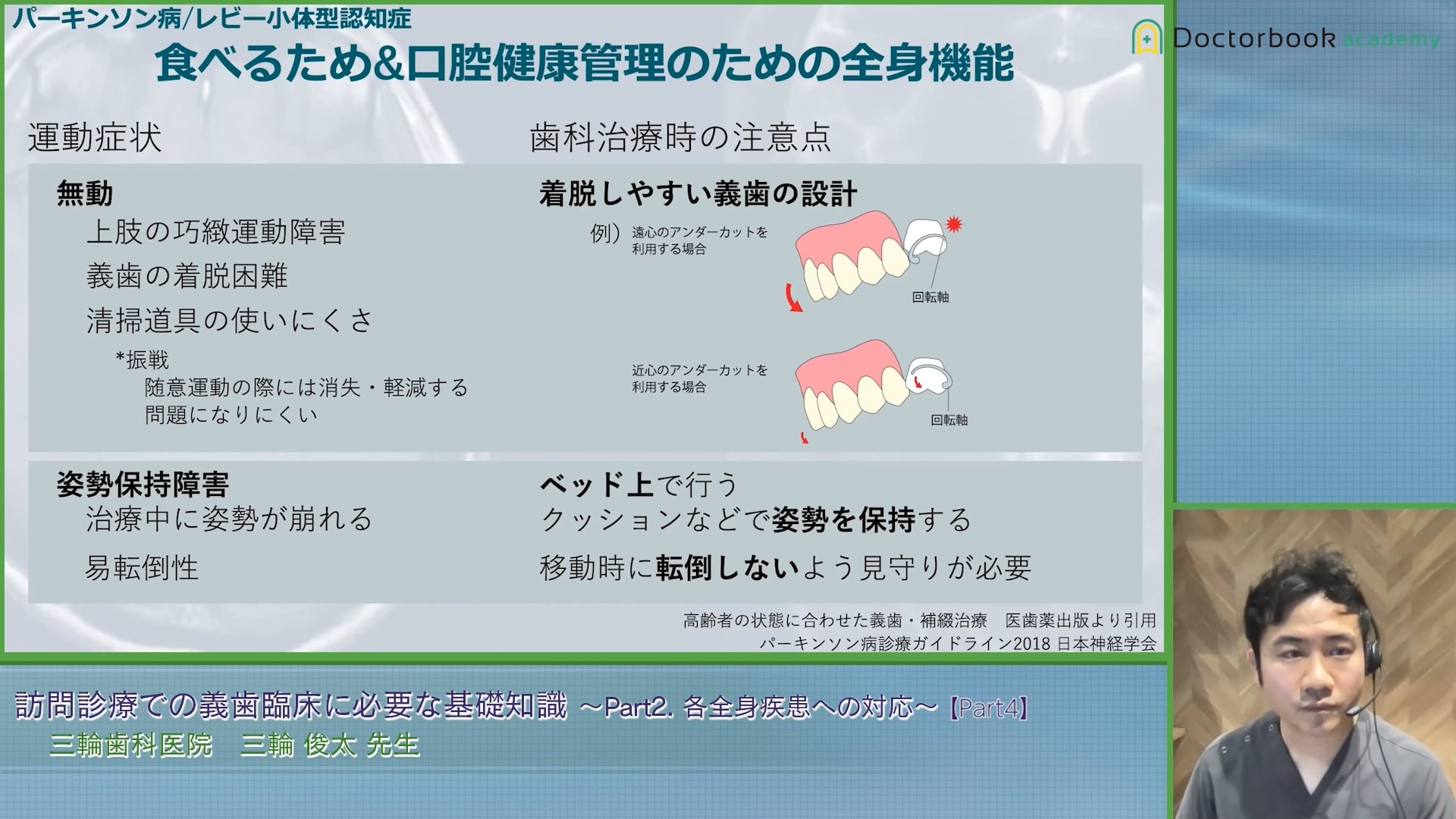 訪問診療におけるパーキンソン病｜歯科医師経営者・開業予定者向け #4