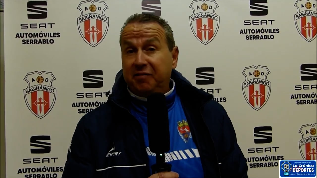 NICO PEDRAZA (Entrenador Zuera) AD Sabiñánigo 1-0 CD Zuera / Jornada 9 / Regional Preferente Gr 1 / Fuente: YouTube Deporte Cantera 