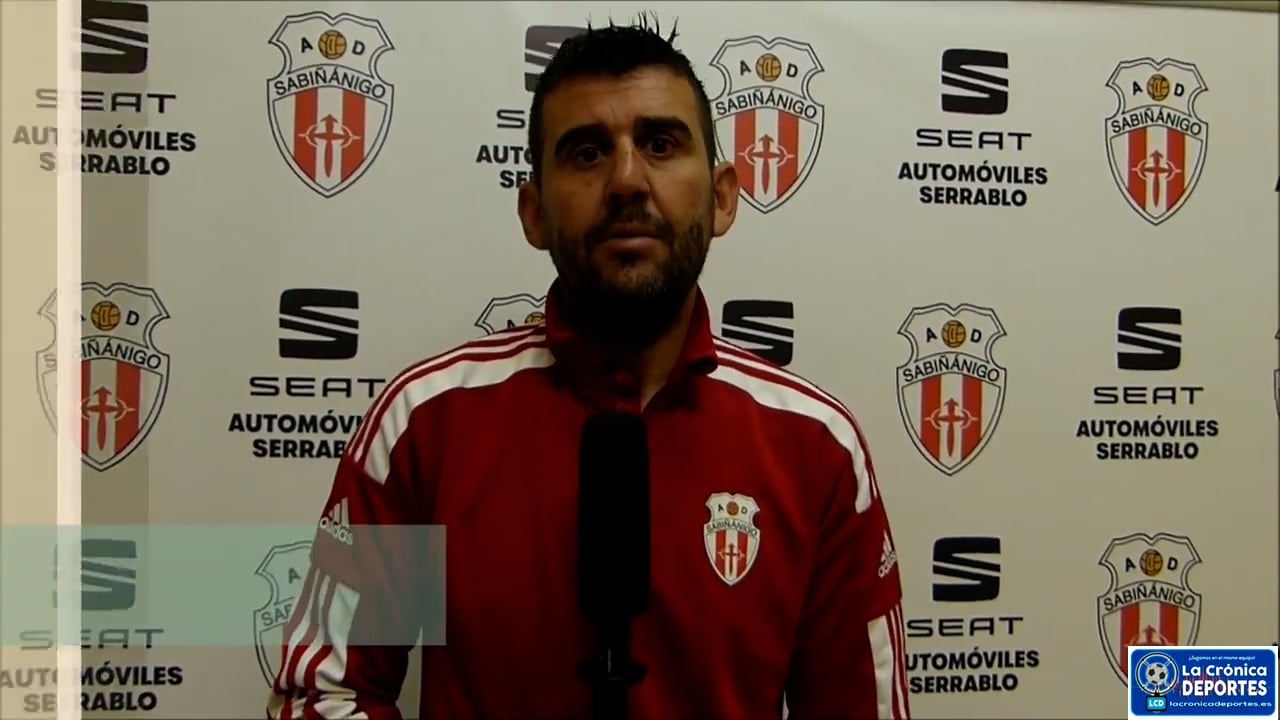 MARCOS PIEDRAFITA (Entrenador Sabiñánigo) AD Sabiñánigo 1-0 CD Zuera / Jornada 9 / Regional Preferente Gr 1 / Fuente: YouTube Deporte Cantera 