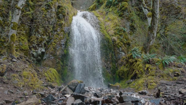 Amazing Power of Water. Oregon Waterfalls