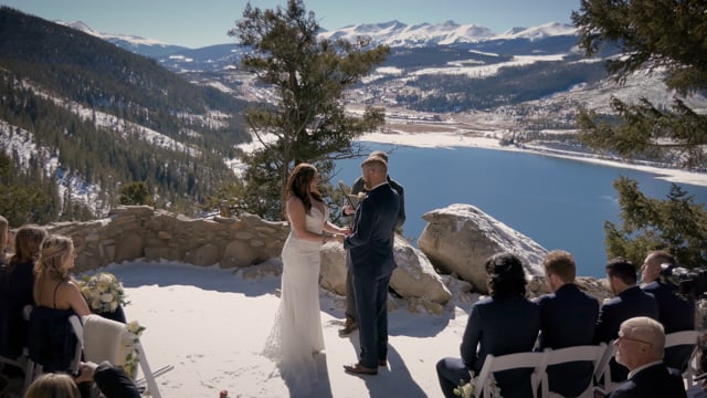 Cristian + Reed Wedding Vows Elopement Highlights 5min - Sapphire Pt, Dillon CO Nov 2022