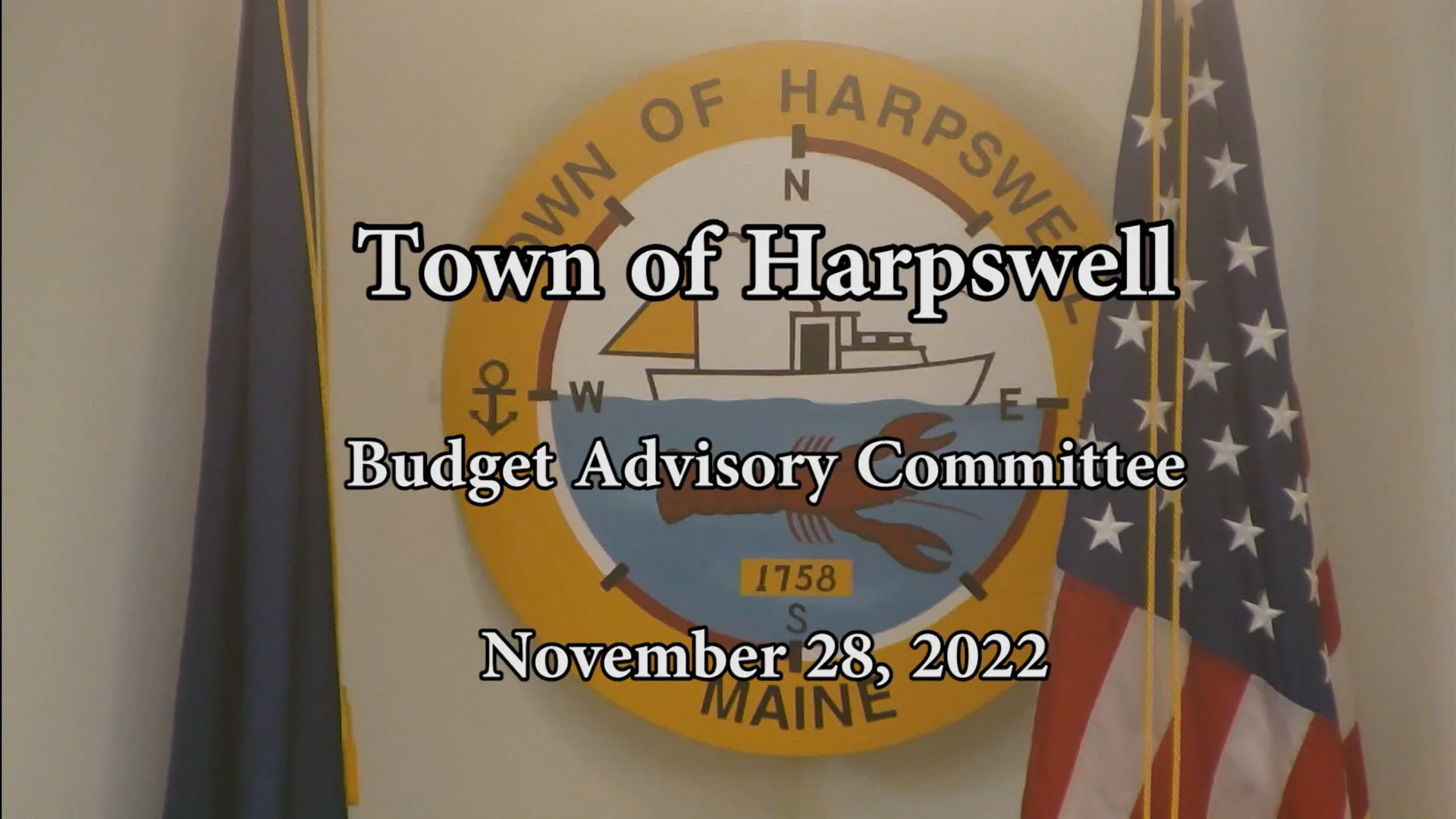 Harpswell Budget Advisory 28nov22.mpg on Vimeo