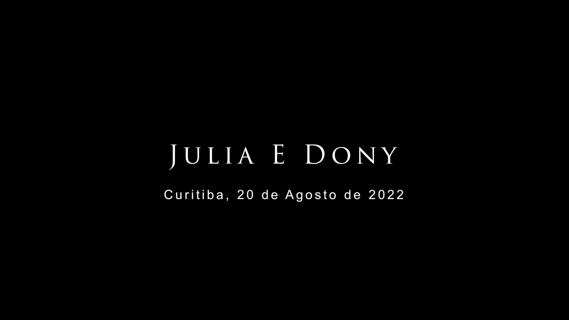 Teaser - Julia e Dony - Curitiba-PR